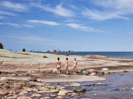 Un triptyque réalisé par Huber à Agassiz Island en Ontario, Canada.