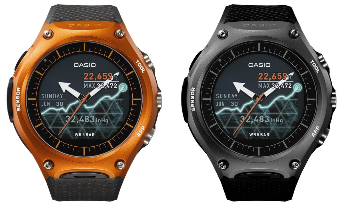 Casio launches Android Wear smartwatch that lasts a month per charge, Smartwatches