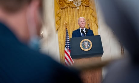 Biden Remarks on the Terror Attack in Afghanistan, Washington, District of Columbia, USA - 26 Aug 2021<br>Mandatory Credit: Photo by REX/Shutterstock (12372256aq) United States President Joe Biden delivers remarks in the East Room of the White House in Washington, DC. Multiple explosions near Hamid Karzai International Airport in Kabul, Afghanistan wounded many and killed at least 12 American service members. Biden Remarks on the Terror Attack in Afghanistan, Washington, District of Columbia, USA - 26 Aug 2021