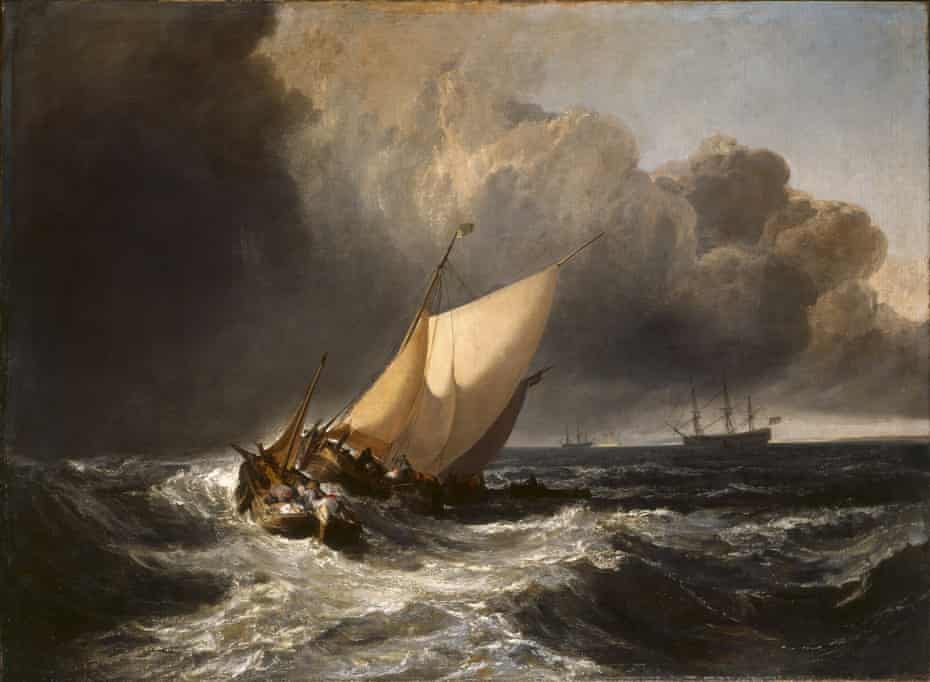 JMW Turner’s Dutch Boats in a Gale,1801.
