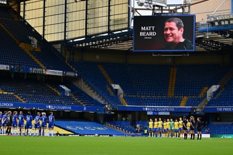 Chelsea and Birmingham pay tribute to Matt Beard at Stamford Bridge