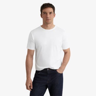 Reiss Count air-water cotton tailored-fit T-shirt