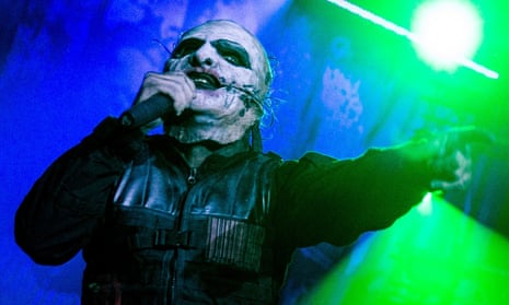 Corey Taylor performs with Slipknot in Moscow.