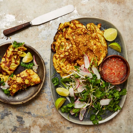 Yotam Ottolenghi’s coconut and turmeric omelettes.