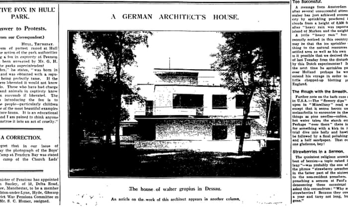 Bauhaus At 100 How The Guardian Reported The German Design Group In The 1930s Bauhaus The Guardian