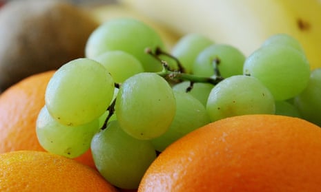 Grapes and oranges