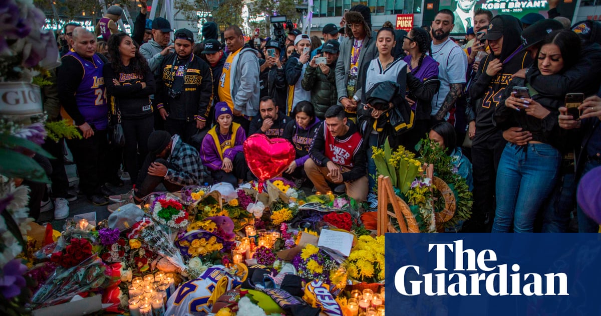 Part of LA has died: Fans pay their respect to Kobe Bryant outside Staples Center – video