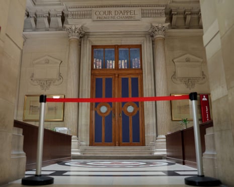 The entrance of the first Chamber at Paris Court of appel.