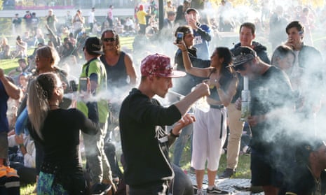 ‘Cannabis is not a counter-culture movement anymore.’ the Melbourne Free Cannabis Community 420 rally held in Melbourne, 2018. 