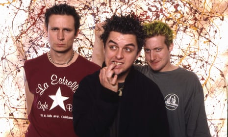 Pop-punk pioneers … Mike Dirnt, Billie Joe Armstrong and Tré Cool of Green Day.