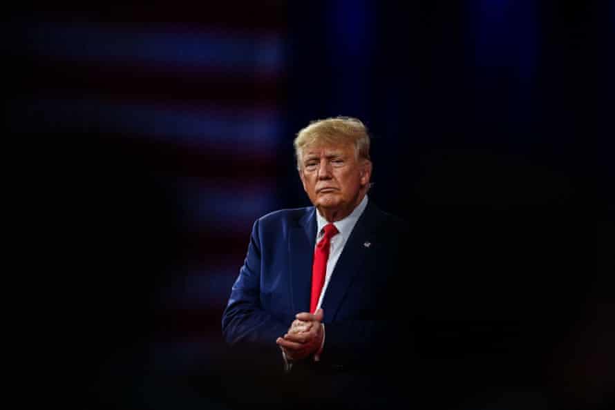 Donald Trump speaks at CPAC in Orlando, Florida, on 26 February.