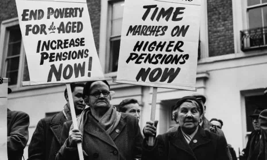 The way we were … in 1957 pensions were still top of the campaigning agenda, but now we face different issues.