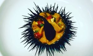 A dish at La Scaletta. Pisa; taken from above.