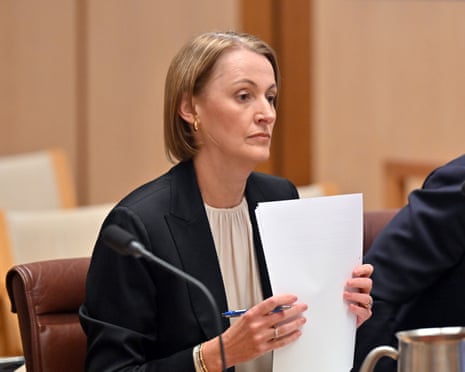 Vicki Brady appears before Senate inquiry