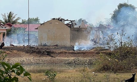 Ammunition explosion at Cambodia military base kills 20 soldiers