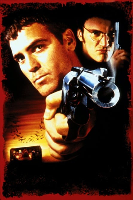 A poster for From Dusk Till Dawn, which co-starred Clooney and Tarantino.