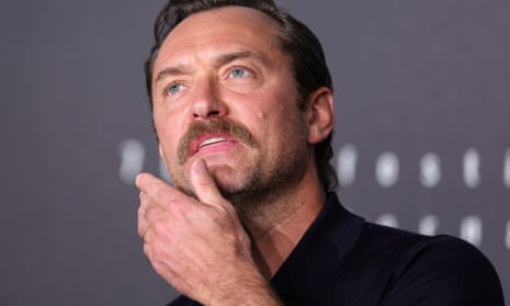 Jude Law at the press conference for Firebrand in Cannes.