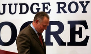 Republican Senate candidate Roy Moore. ‘Alabama declared to America that yes, there is still a moral line to be drawn.’