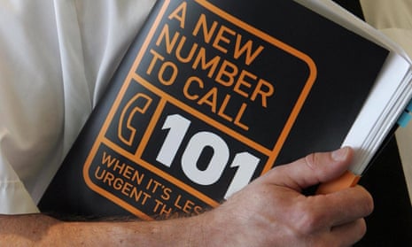 The 101 phone number was put in place to free up 999 for emergencies.