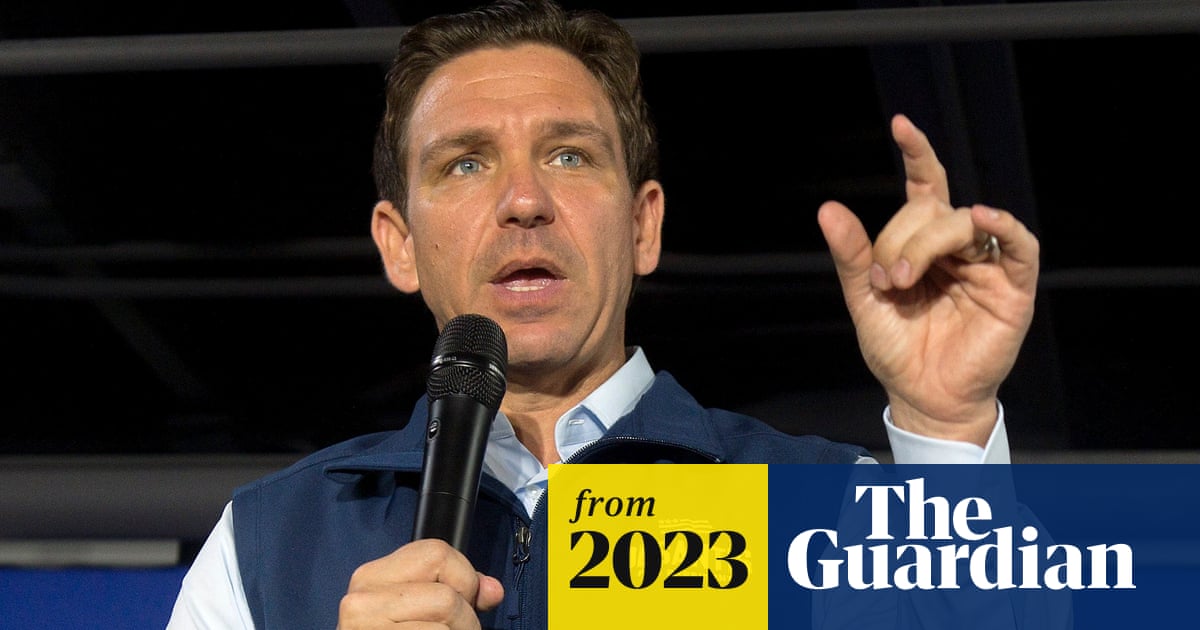Ron DeSantis sued over bid to restrict voting rights for people with past convictions
