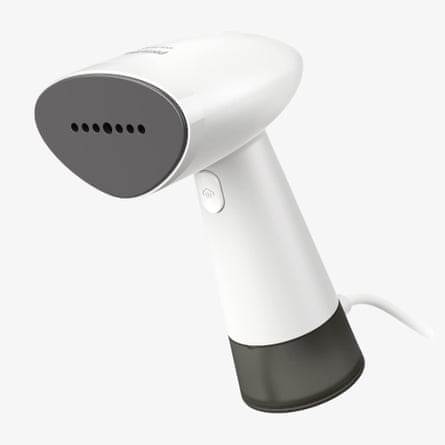 Philips handheld Steamer 1000 Series in white.