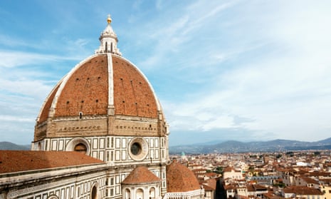 The Duomo, Santa Maria del Fiore Cathedral in Florence, Italy.