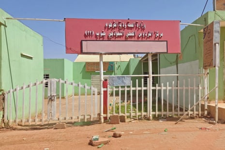 A closed medical centre in southern Khartoum on 8 May. Many medications for chronic illnesses – including insulin – are in short supply.