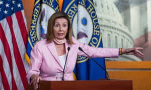 Nancy Pelosi addresses unemployment benefits on Friday.
