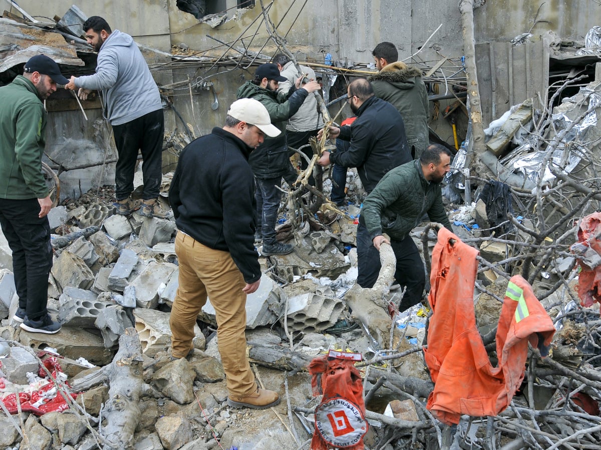 Israeli airstrike that killed seven health workers in Lebanon used US munition, analysis reveals | Lebanon | The Guardian