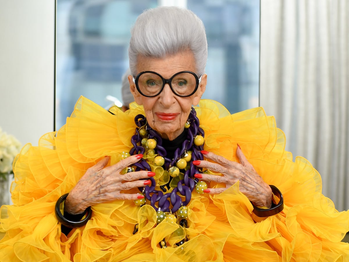 Iris Apfel, renowned New York designer and style icon, dies aged 102 | Fashion | The Guardian Iris Apfel, renowned New York designer and style icon, dies aged 102 | Fashion | The Guardian