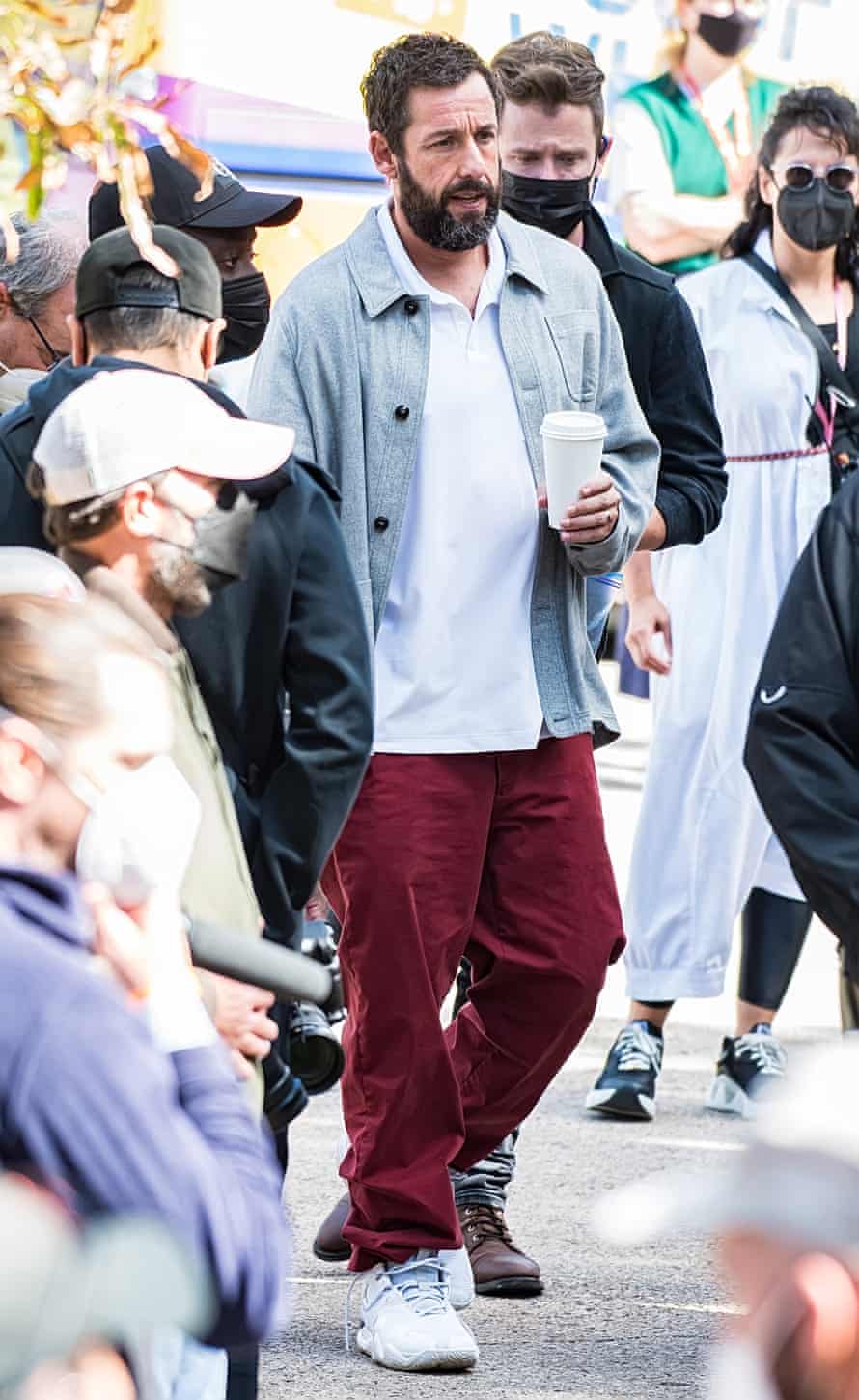 Sandler in his signature effortless style.