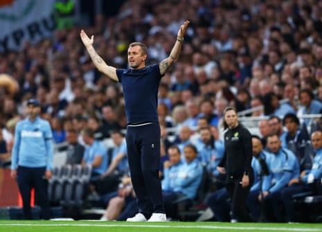 Charlton Athletic manager Nathan Jones reacts.