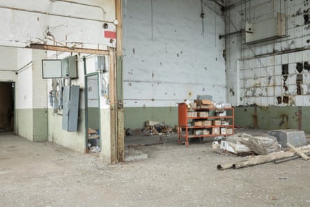 The disused BorgWarner factory in Muncie