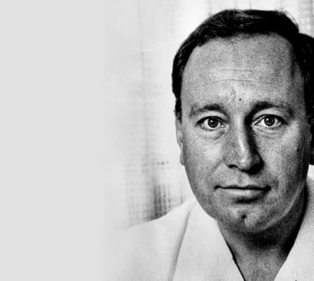 A black and white portrait of Michael Briggs.