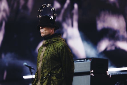 Liam Gallagher on stage