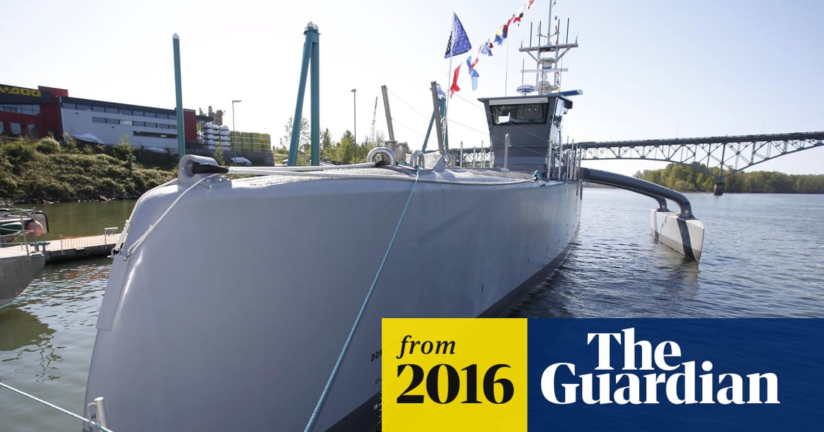 US military christens self-driving Sea Hunter warship
