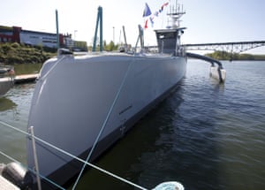 The US launched an autonomous ship, Sea Hunter, on 7 April 2016.
