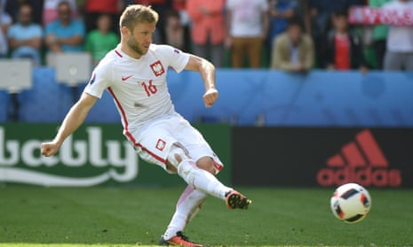 Jakub Blaszczykowski, scoring for Poland against Switzerland, was one of the stars of Euro 2016.