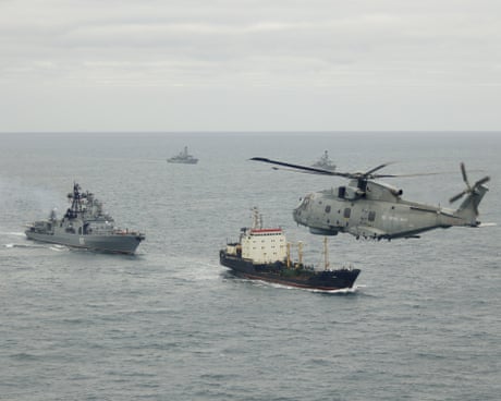 UK navy foiled Russian submarines surveying undersea cables, defence minister says