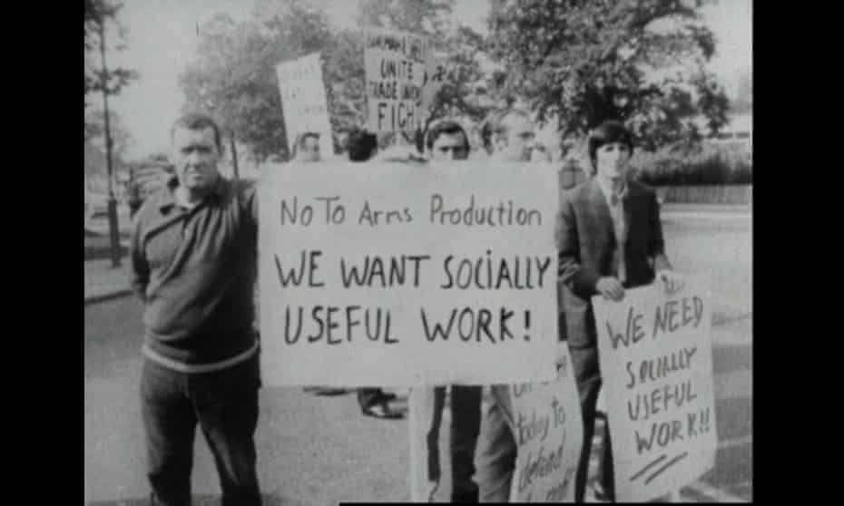 A group of skilled engineers fighting to save their livelihoods at Lucas Aerospace UK in the 1970s.