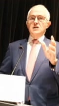 Malcolm Turnbull says faith in Aukus nuclear submarines deal is 'stark staring bonkers' – video