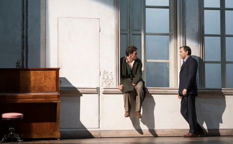 Loïc Corbery and Eric Génovèse in Le Misanthrope. Photograph by Brigitte Enguérand