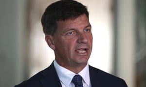 Emissions reduction minister Angus Taylor
