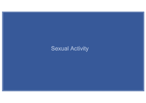 Sexual Activity 1