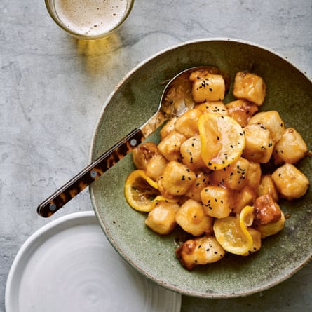 Sweet and sour tofu.