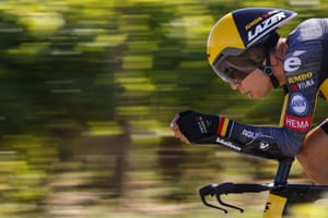 Stage 20 Libourne to Saint-Emilion (Individual Time Trial)Stage winner Wout van Aert of Team Jumbo Visma