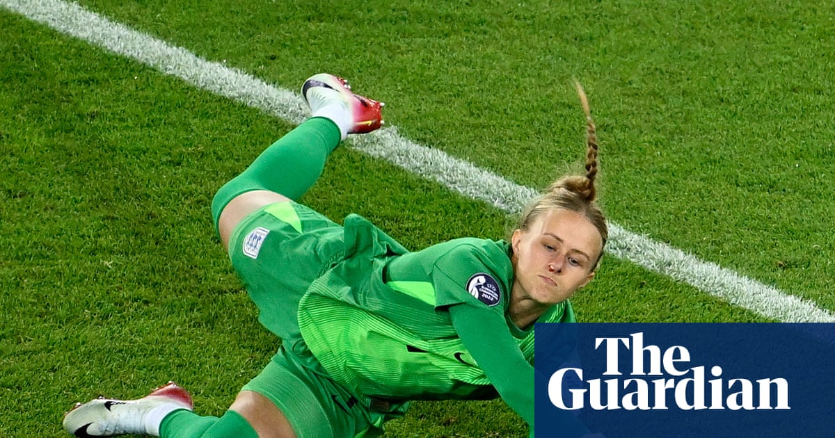 England's Hannah Hampton hits the headlines in latest act of unlikely career
