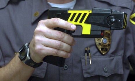 Police officers use stun guns mostly on black and Hispanic