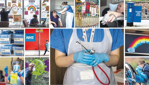 composite image of scenes in Scotland during the coronavirus pandemic
