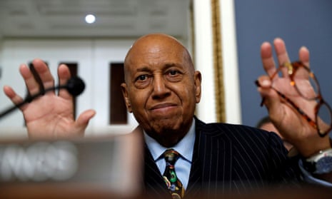 Alcee Hastings speaks during a hearing on the first impeachment of Donald Trump, in December 2019.